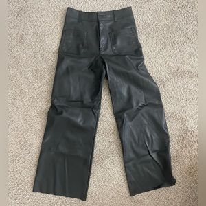 Zara pleather pants